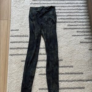 lululemon athletica Black Tie-Dye Leggings